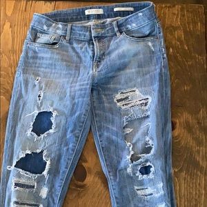 Distressed Guess Jeans